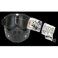 MASQUE SPECIAL CASQUE JET + KIT ROLL OFF SMITH
